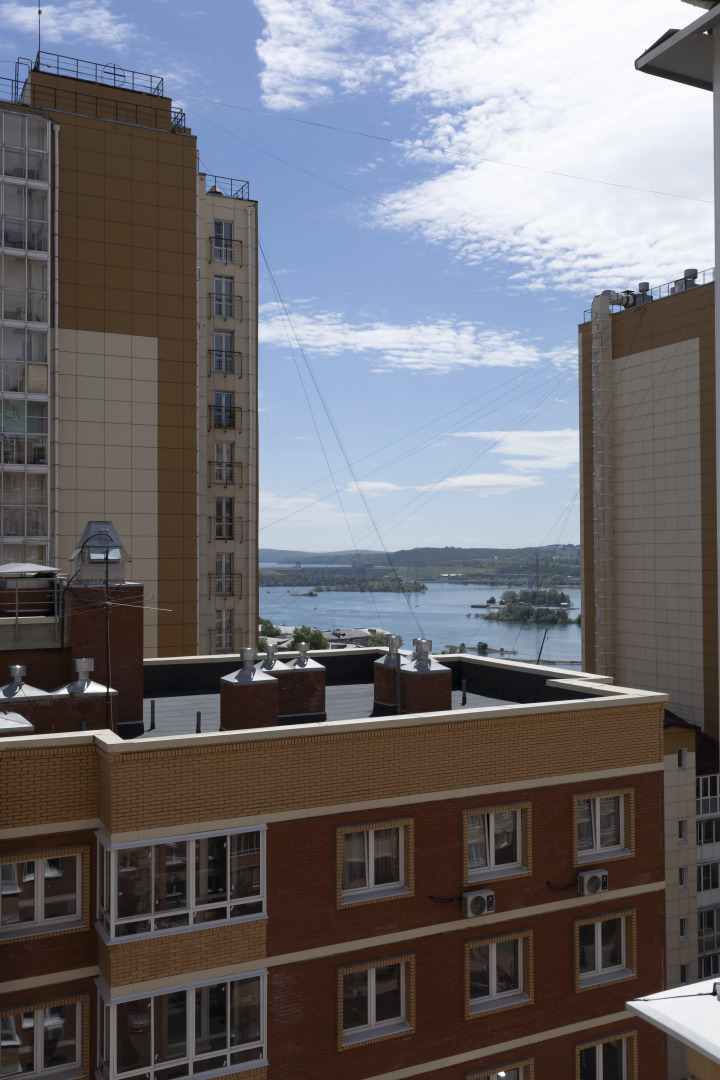 Квартира Grеy-Studiо c видом на Aнгaру