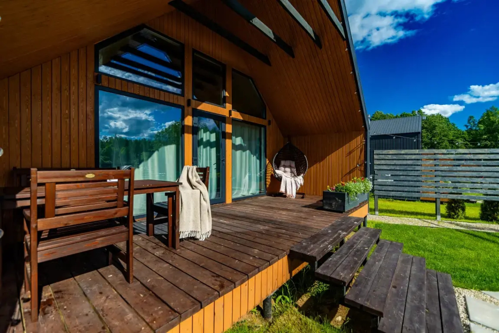 Частный Дом Барнхаус №4 с инфракрасной сауной и горячим Чаном на 6 человек