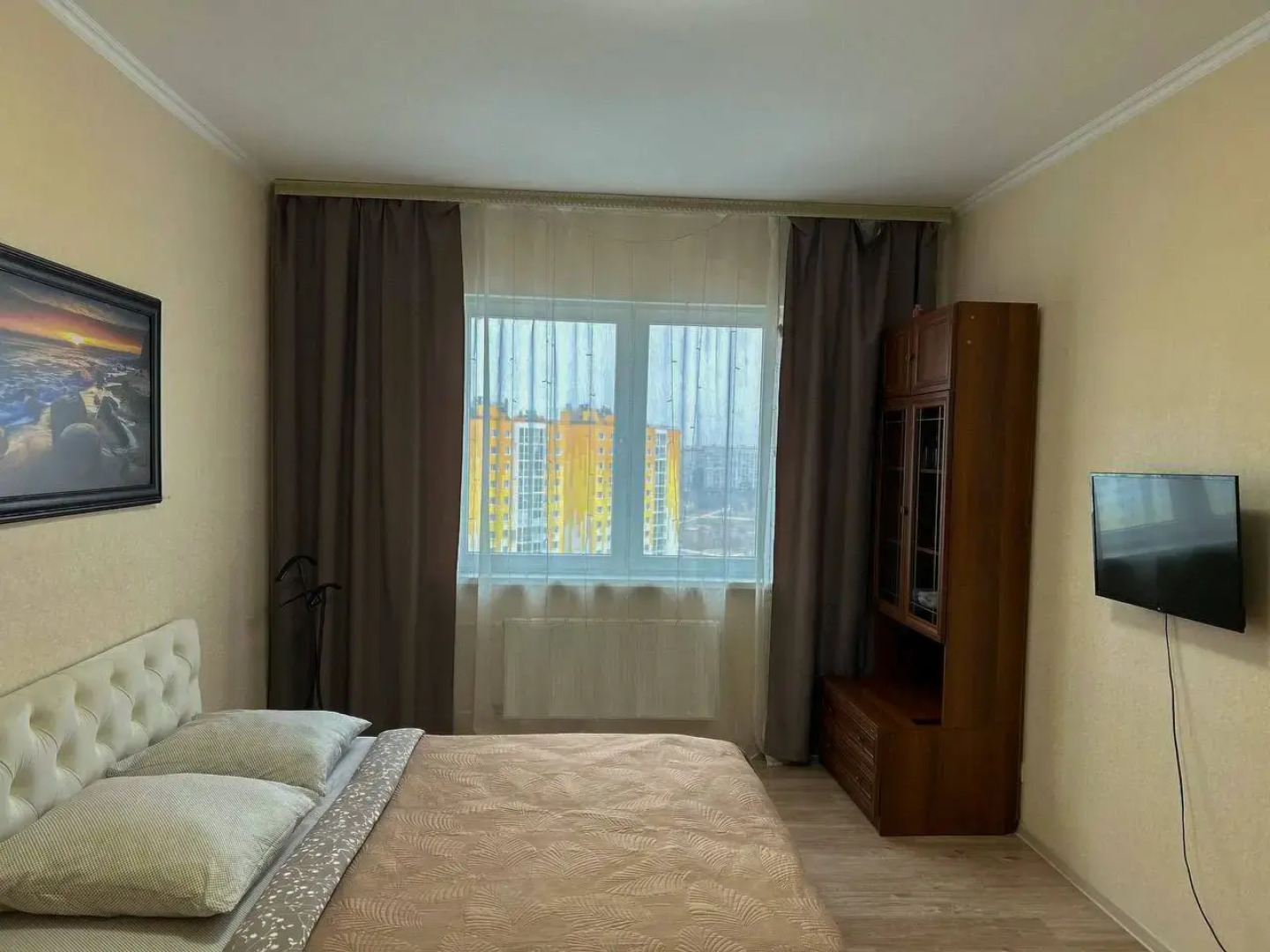 Квартира уютная с шикарным видом и ортопедическим матрасом