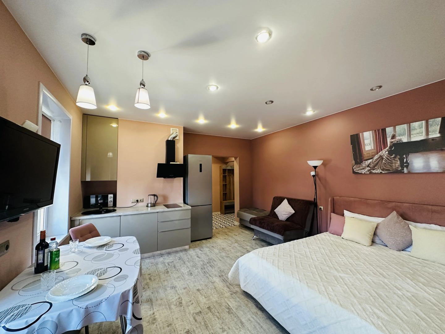 Квартира Nasutki38 студия Wine