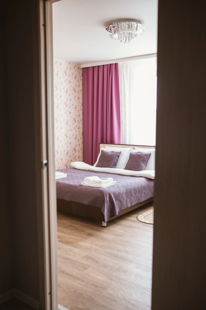 Вместительные апартаменты для 4 человек с бесконтактным заселением