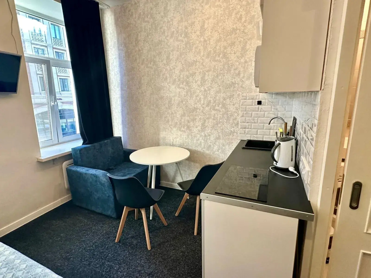 Квартира Студия с дизайнерским ремонтом