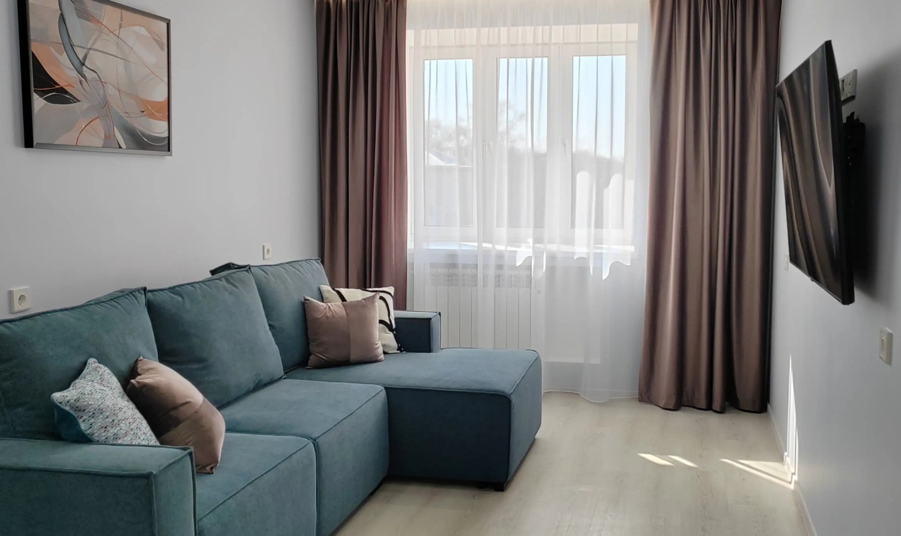 Квартира шикарная с двумя комнатами в центре города