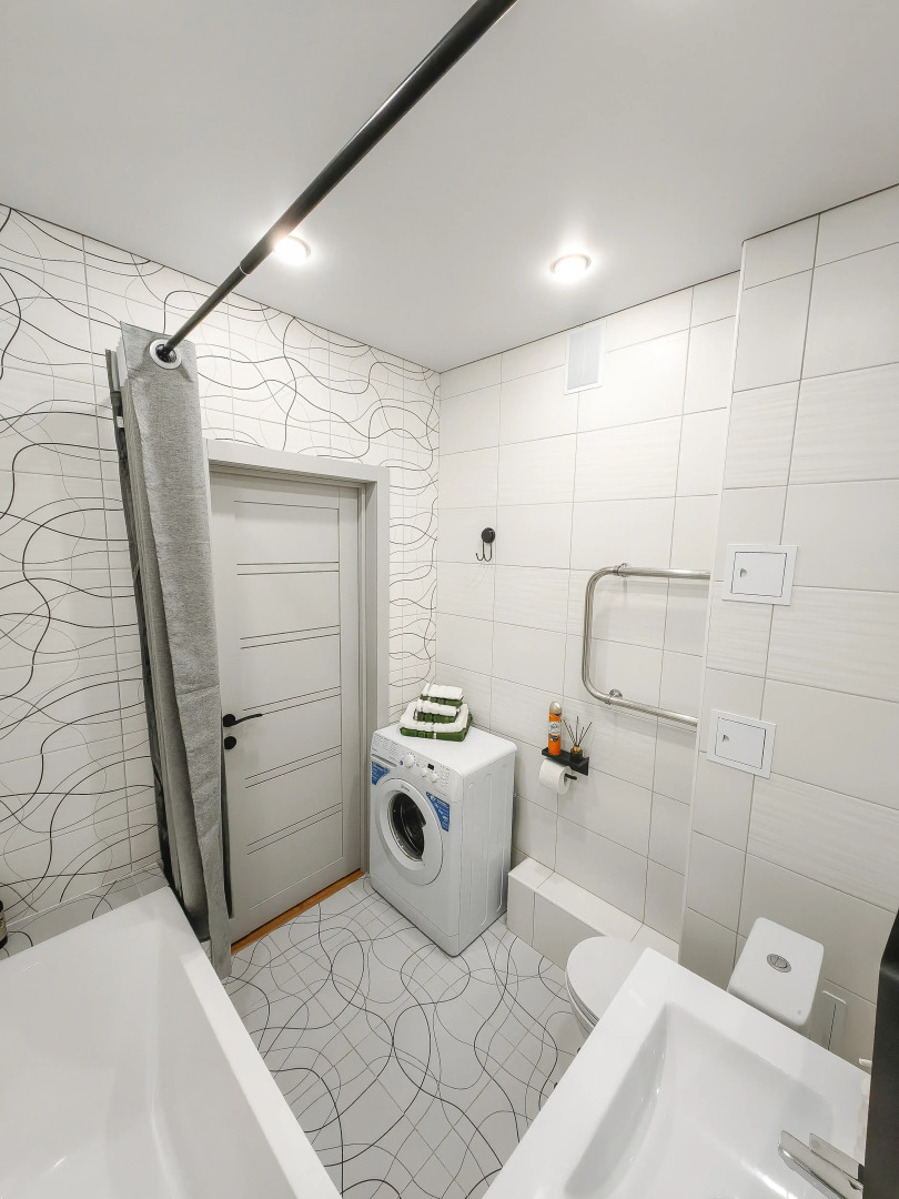 Квартира уютная и стильная в доме с садом на крыше