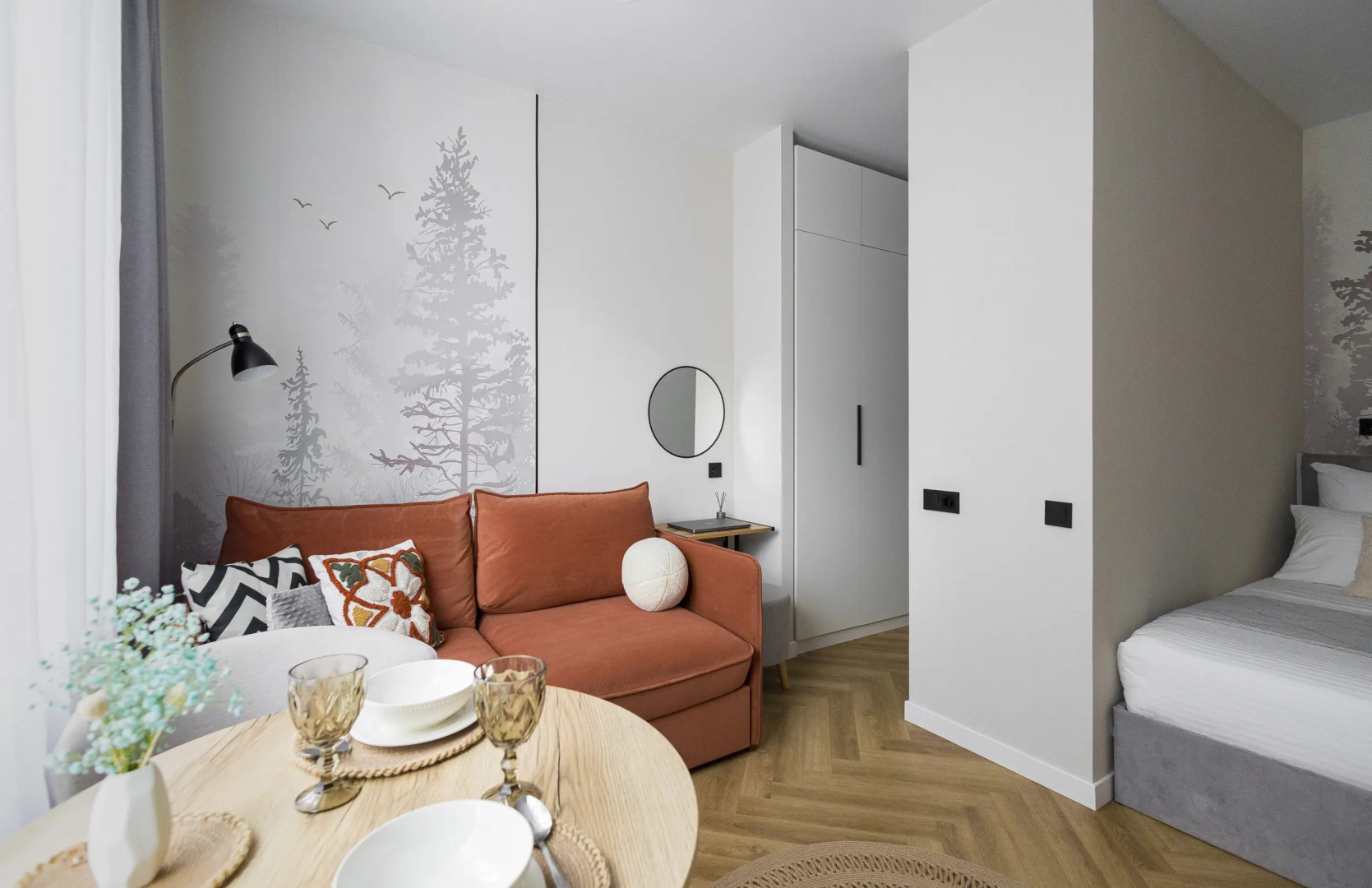 Квартира Студия Осенний Лес в ЖК Прокшино