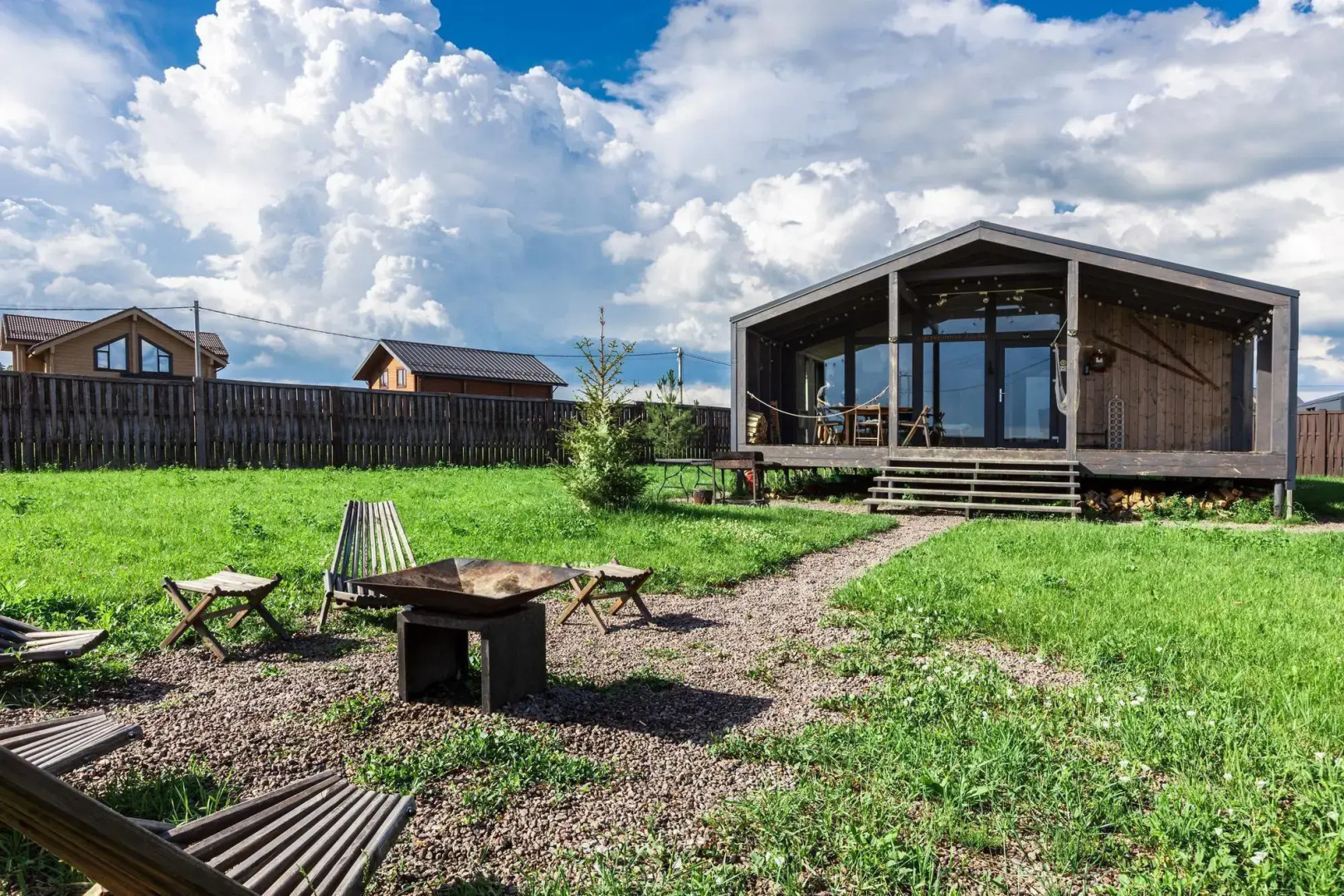 Частный Дом с сауной и панорамным видом в поселке бизнес-класса