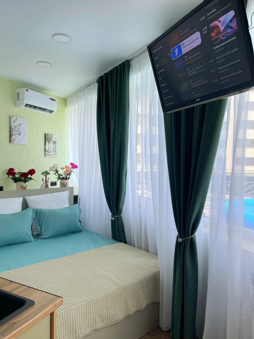 Апартаменты с Террасой с Собственным Бассейном 3 Минуты от Моря