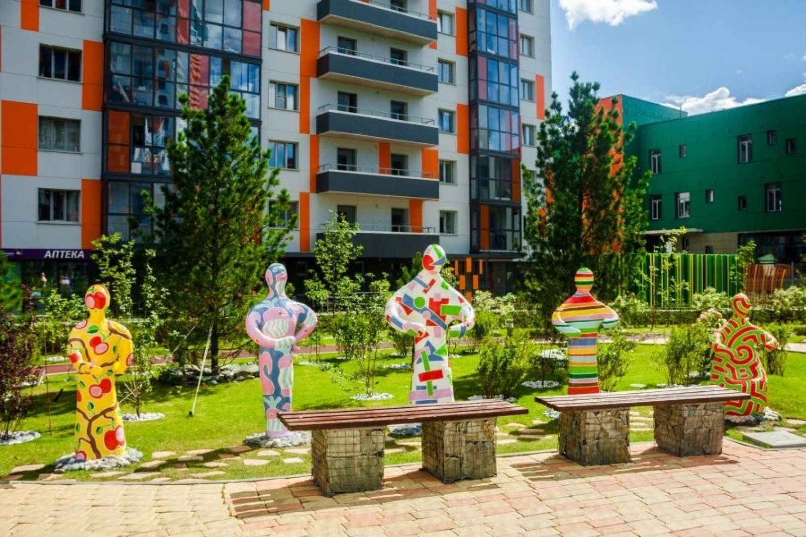 Апартаменты двухкомнатные в Oazis Apart