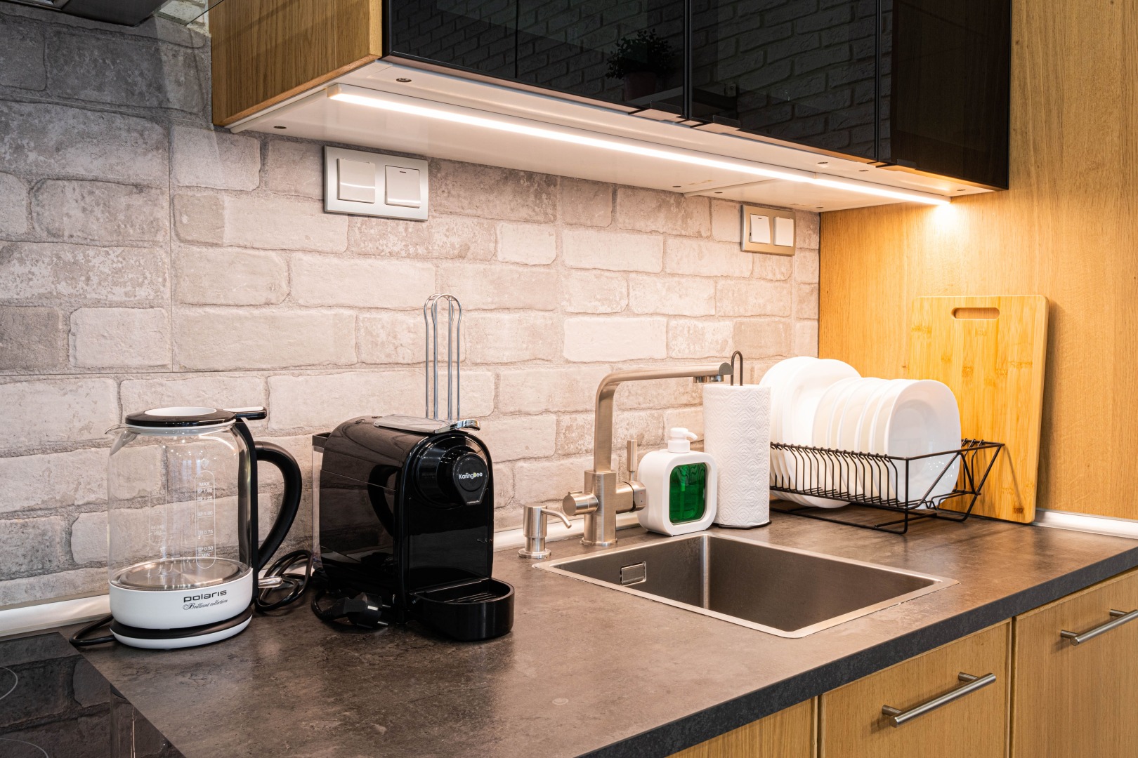 Апартаменты Lalapart Gray-white с панорамными окнами у метро ЦСКА