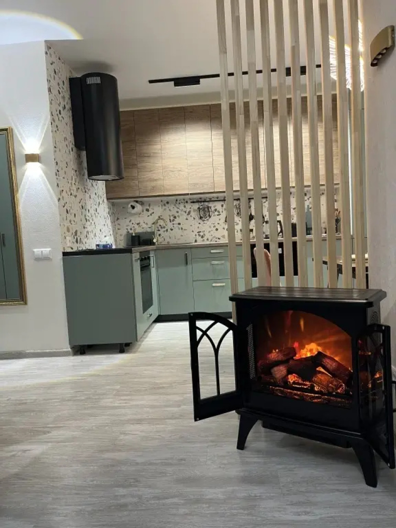 Улучшенные апартаменты Баттерфляй с камином в центре города