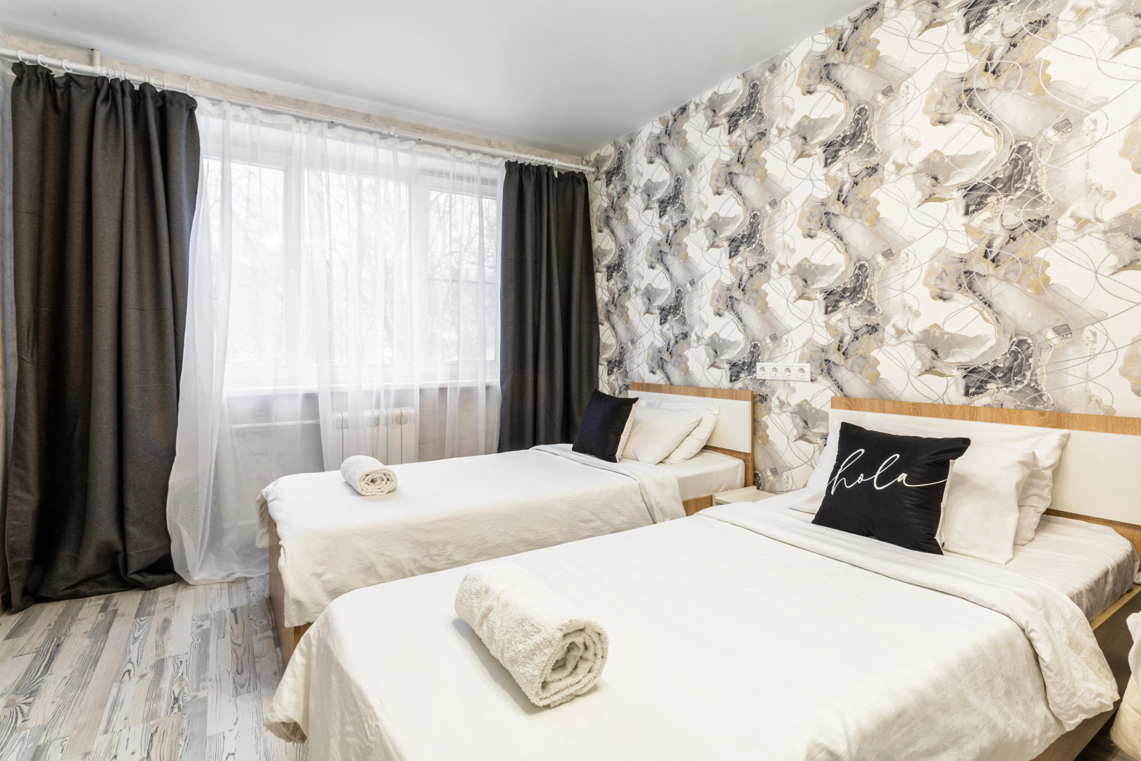 Квартира Большая трехкомнатная квартира в городе Воскресенск