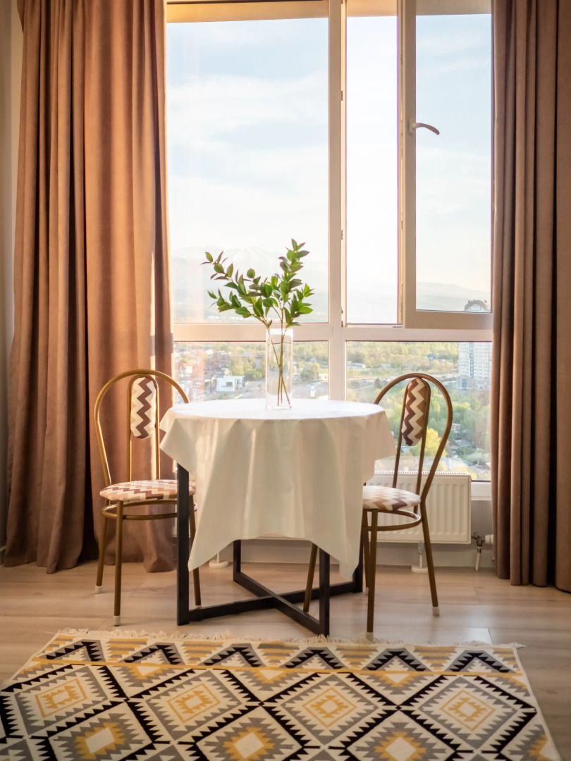 Квартира Евродвушка с потрясающим видом на горы