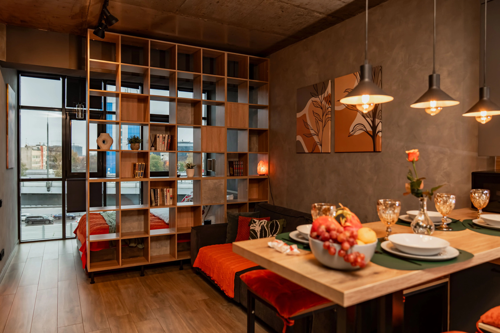 Апартаменты Sky Inn Color Orange