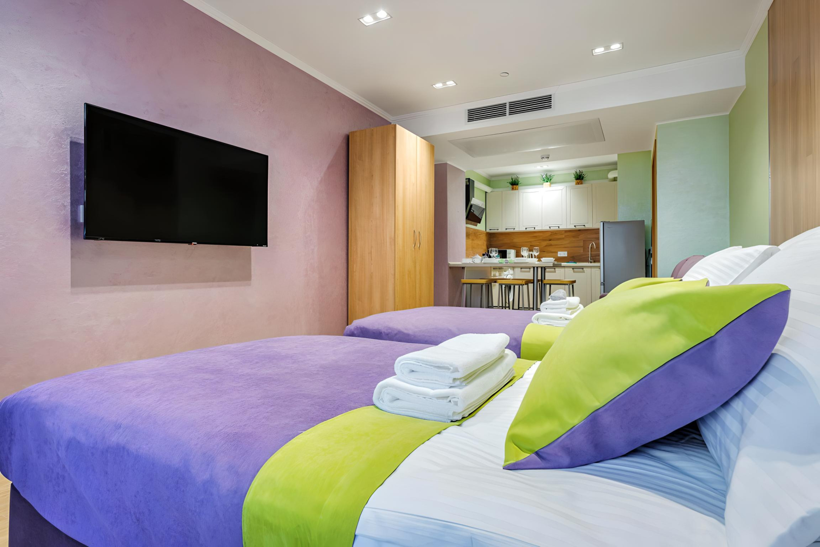 Апартаменты Двухкомнатные апартаменты полулюкс в апарт-отеле The Grand Palaces