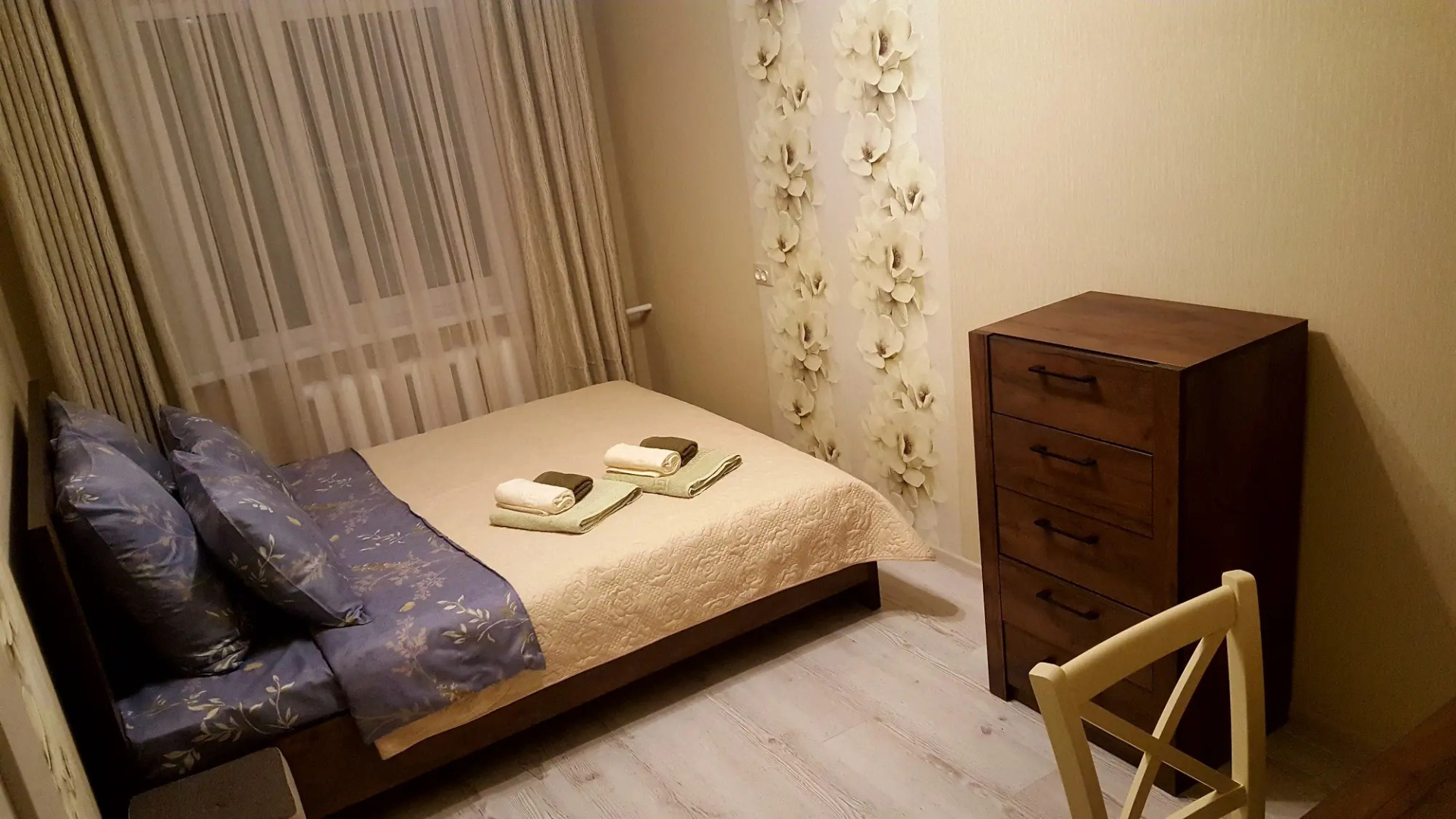 Апартаменты 2х комнатная квартира с изолированными комнатами