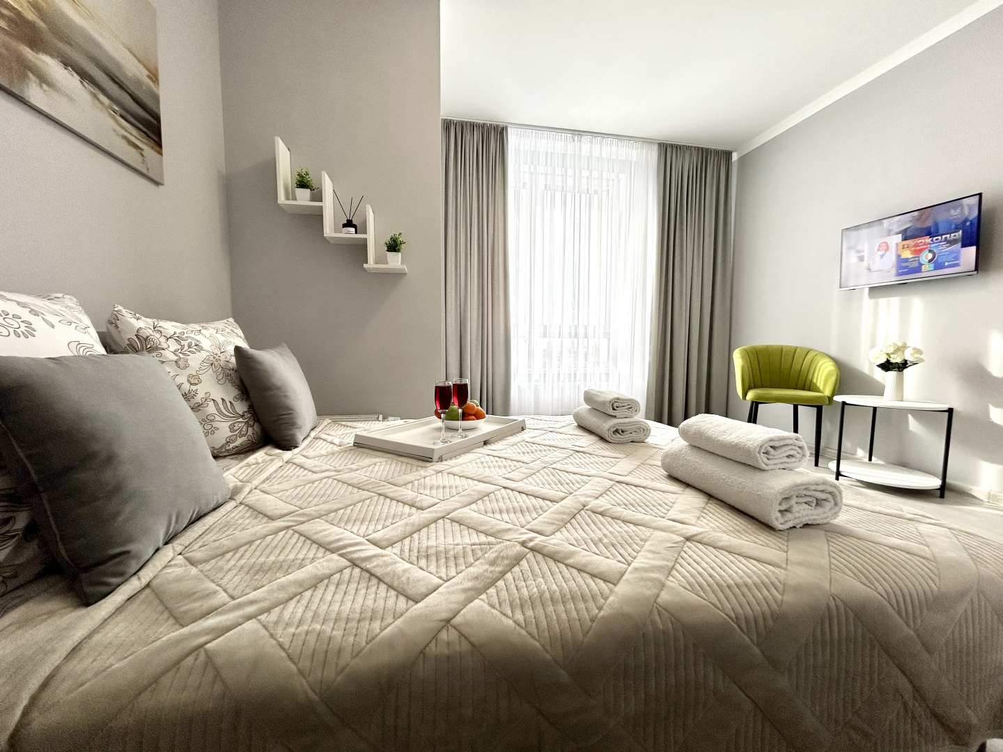 Апартаменты FSF Шикарная Студия с Уникальным Видом