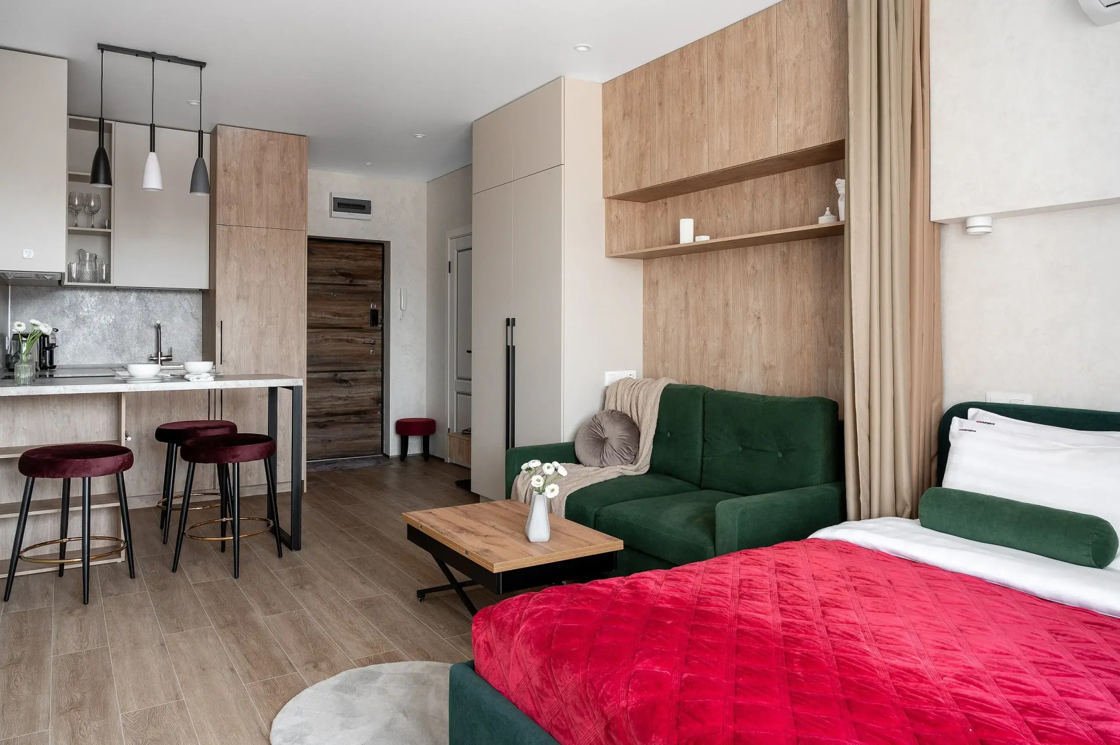 Апартаменты Red Apartments Атлантис апартамент Гермес