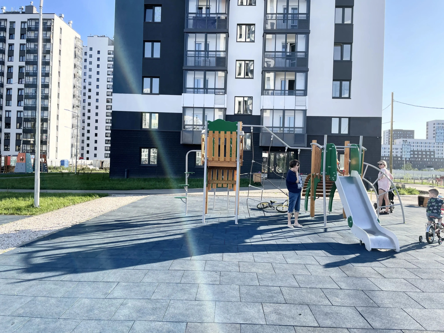 Квартира Студия с видом в современном районе