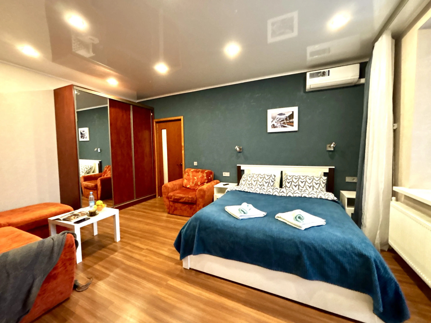 Апартаменты Космические возле Калужских Терм и рядом с Музеем Космонавтики на Сиреневом бульваре