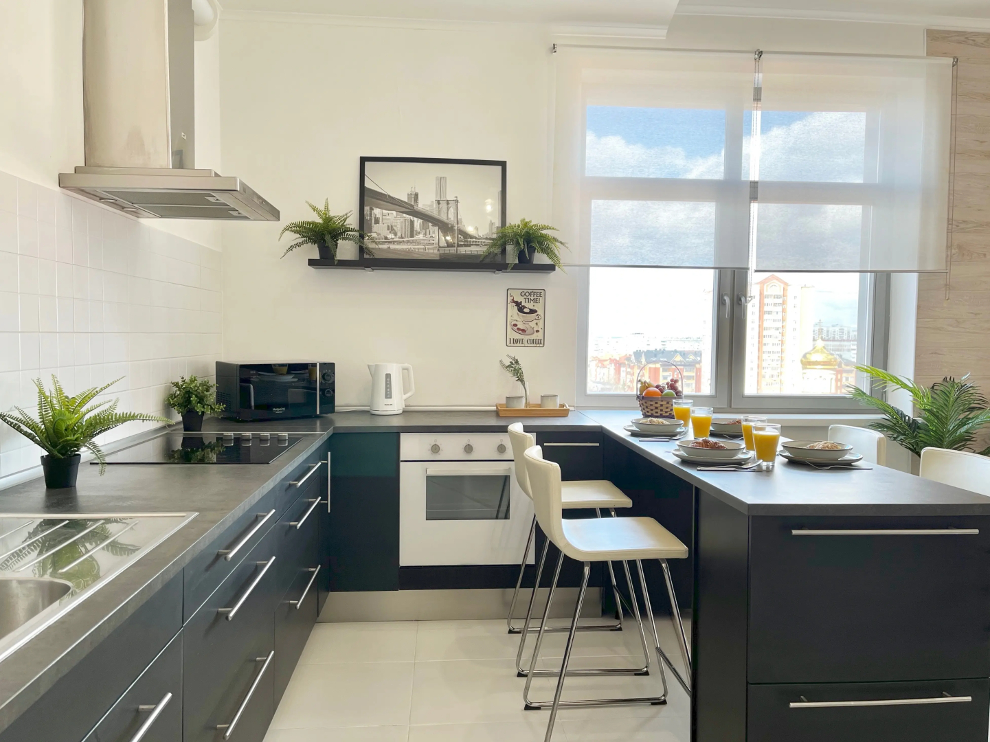 Апартаменты SUNVILLES Светлая 3 Комнатная Квартира  в ЖК Берег