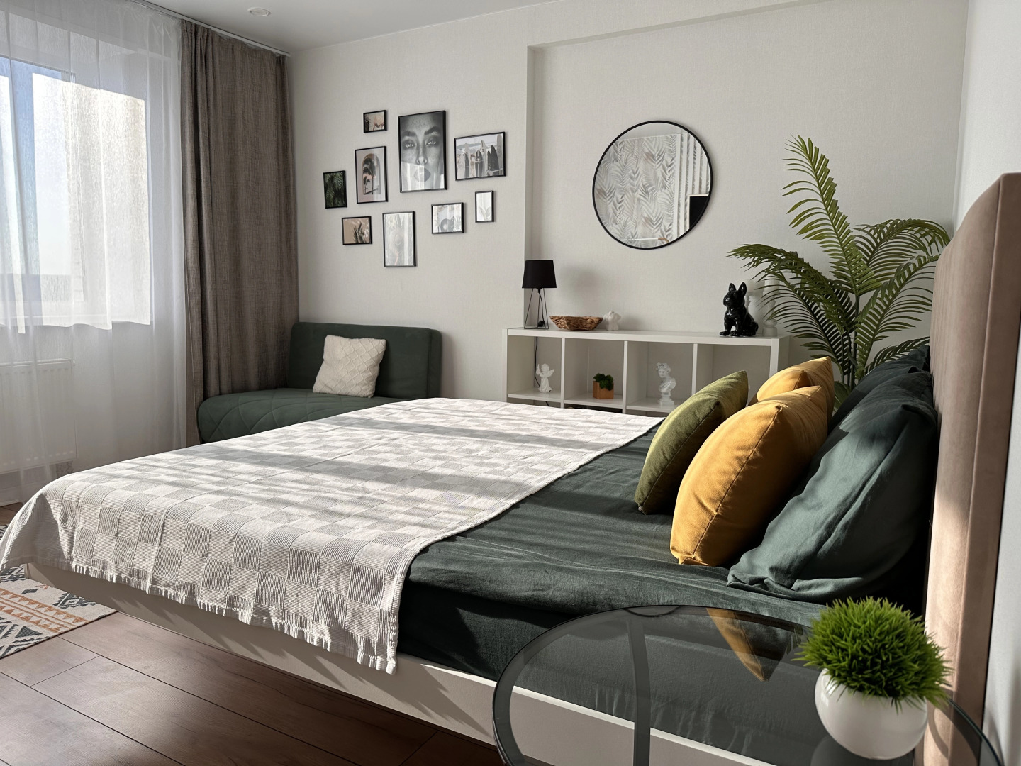 1-к. квартира на Заречном шоссе с шикарным видом на город, 35 м², 11 этаж