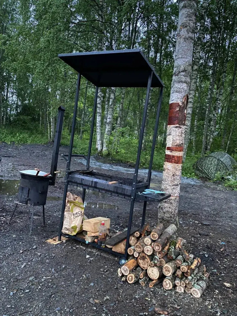 Шале с баней на берегу озера