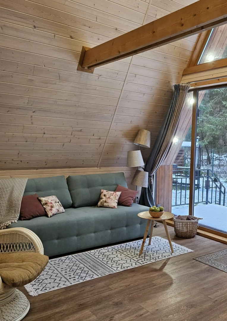 Частный дом светлый А-фрейм