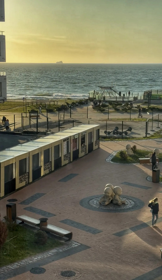 Квартира 2-х комнатная на 1-й линии с видом на море в элитном ЖК