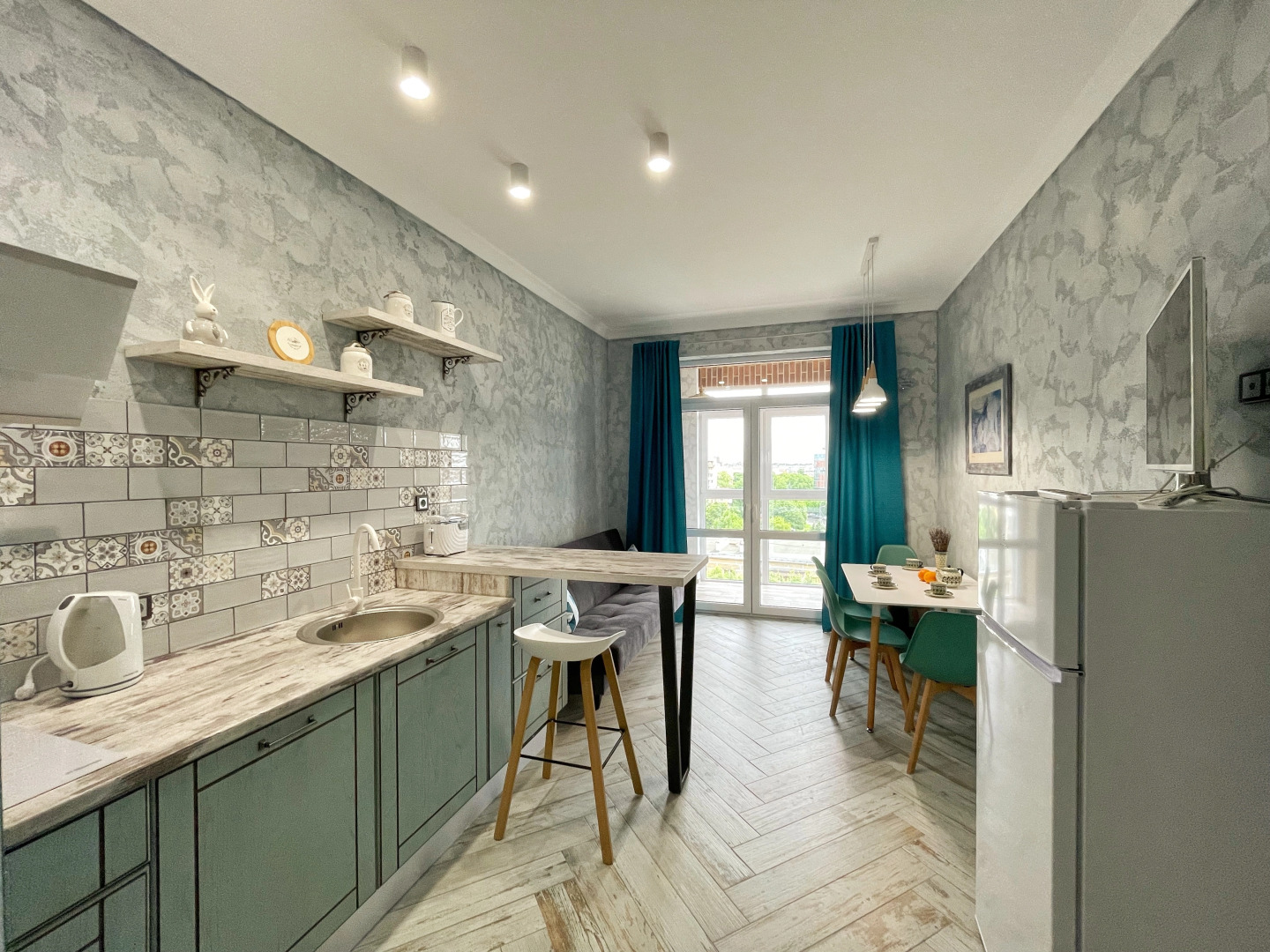 Апартаменты с панорамным видом на город