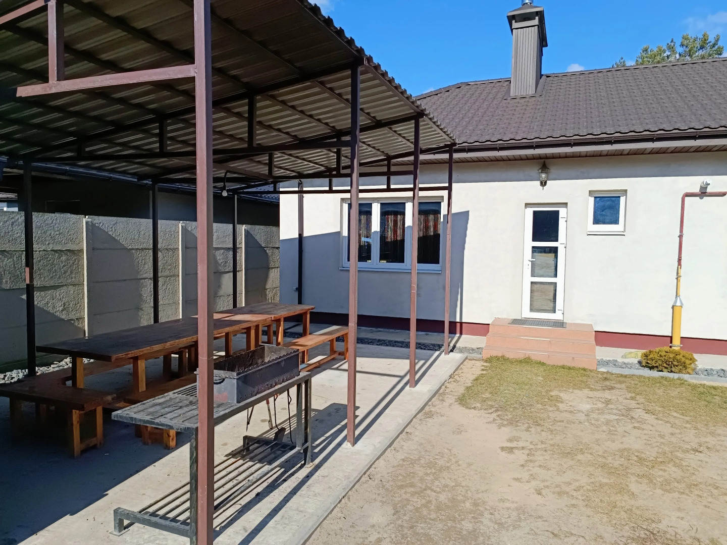 Частный дом с баней на берегу реки Неман