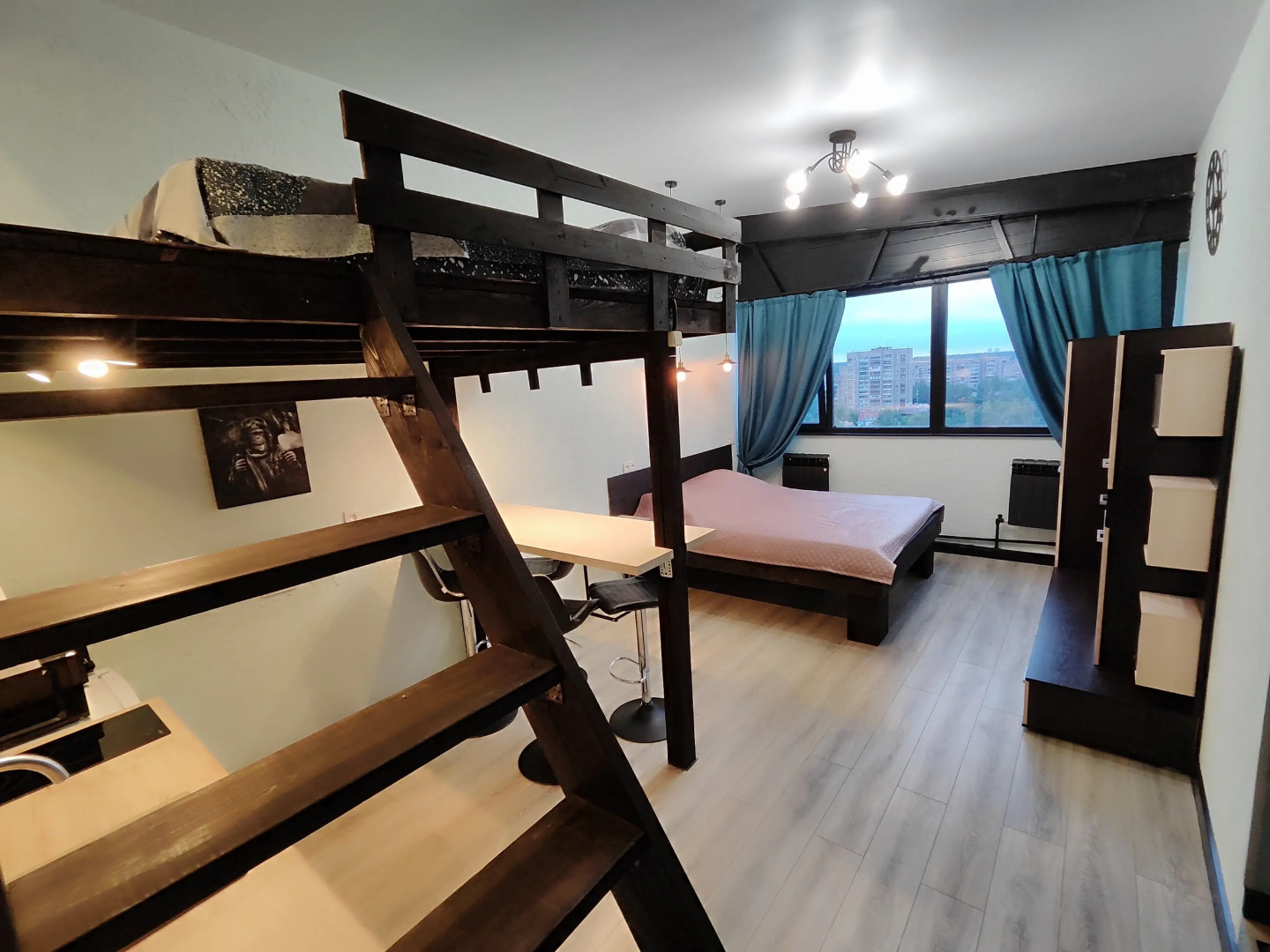 Апартаменты Квартира-студия в стиле лофт