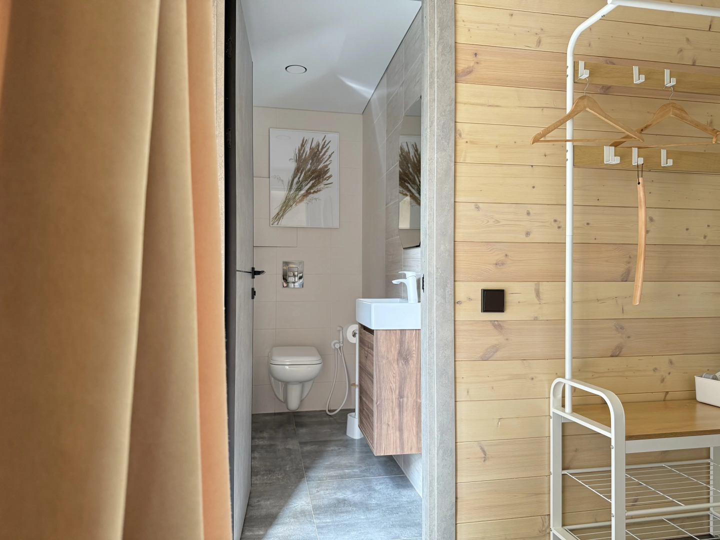 Частный дом Уютный А-фрейм Поле с баней и чаном