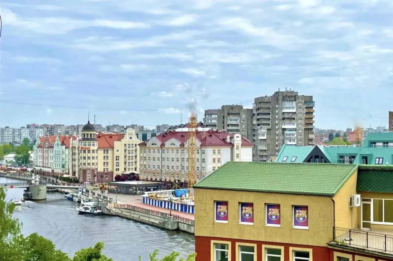 Апартаменты с видом на Рыбную деревню