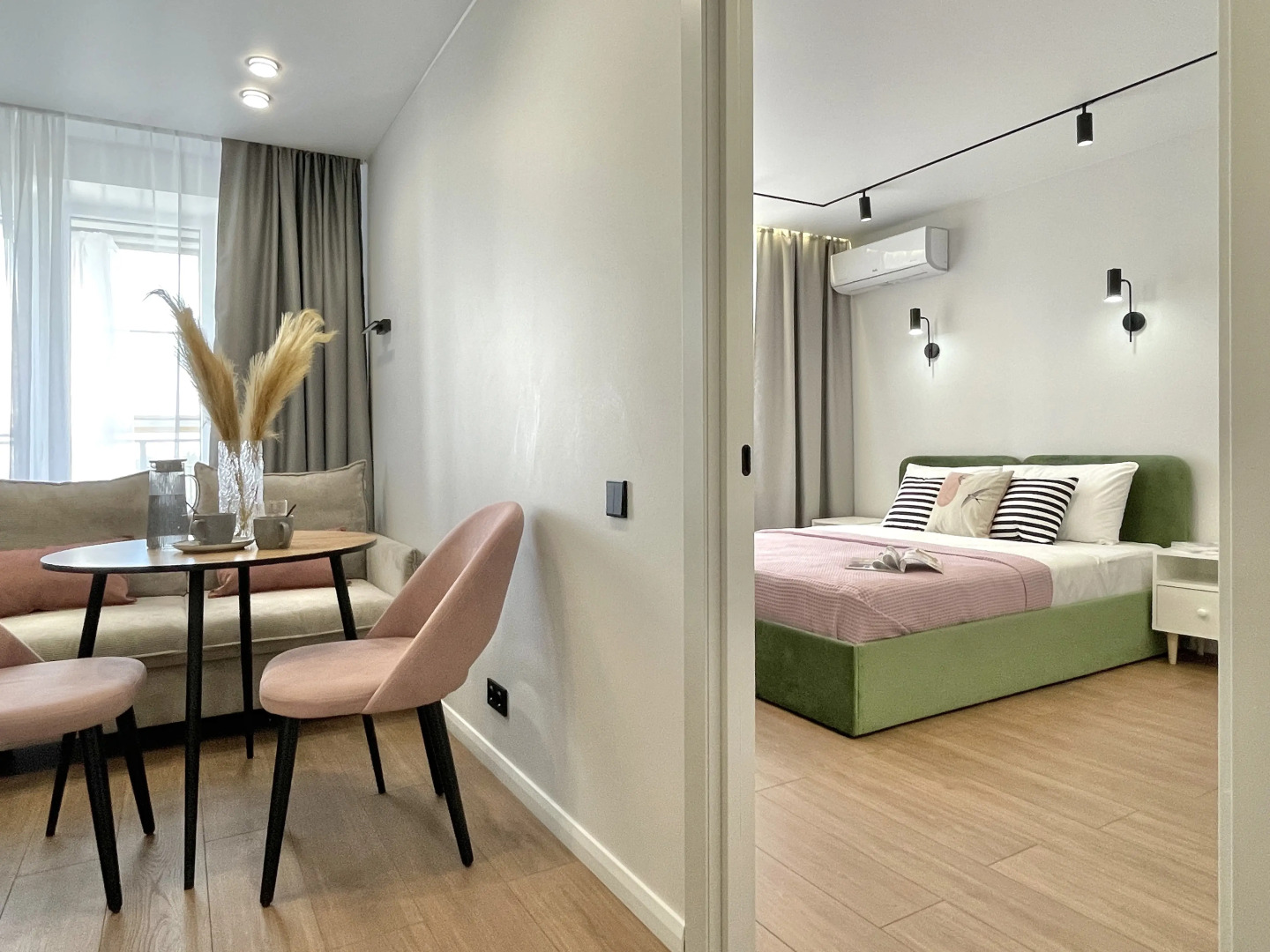 Квартира Новая евродвушка на четверых в современном районе Великого Новгорода