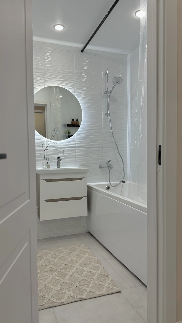 Апартаменты Happy Cream Студия в Доме Комфорт Класса Недалеко от Центра Казани