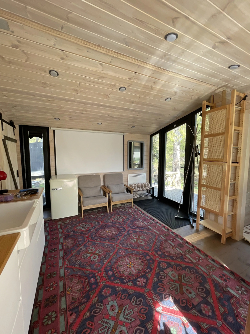 Бунгало С террасой и чаном