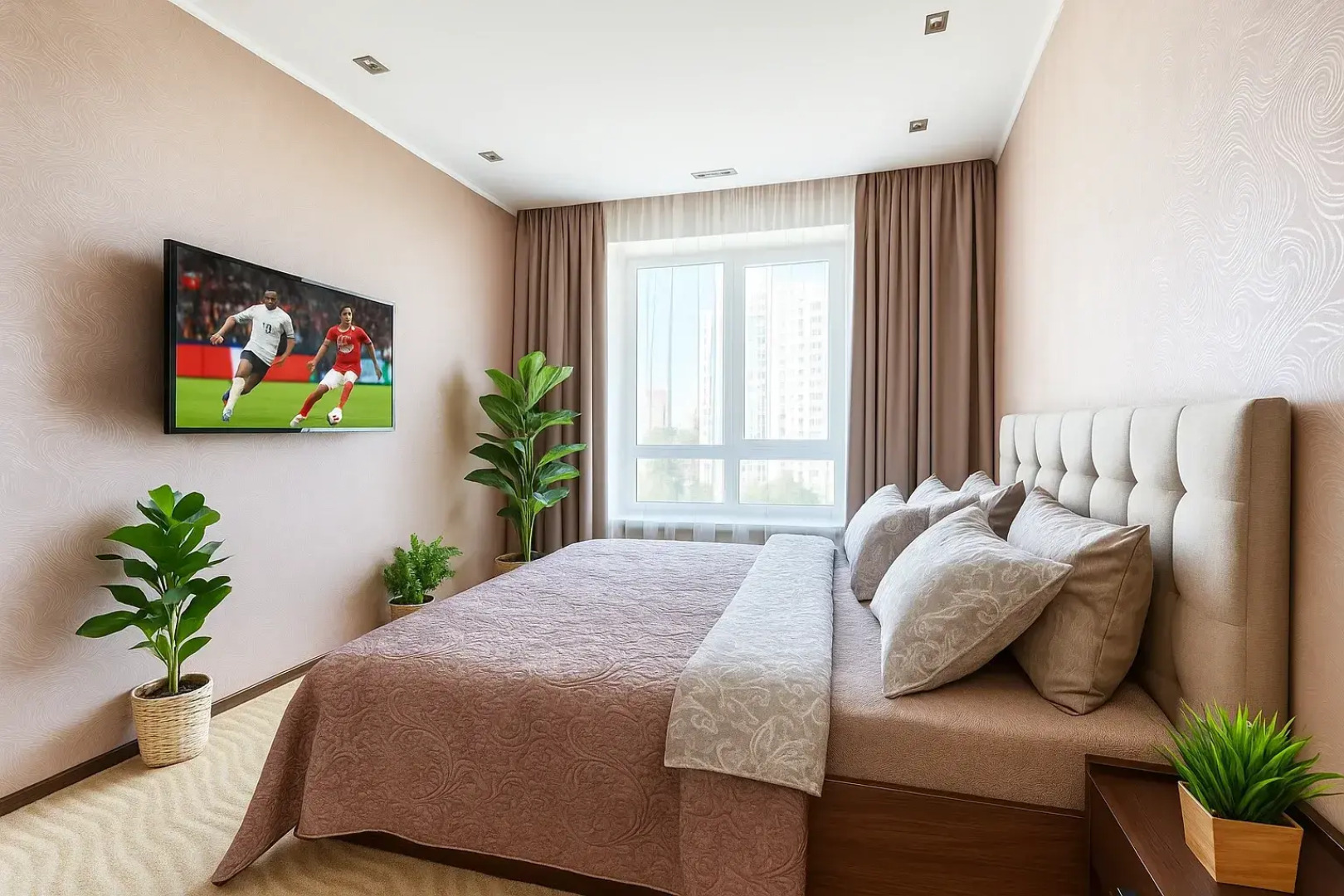 Квартира Уютная с видом возле Аквапарка и центра Казани от сети Rushouse (РусХаус)