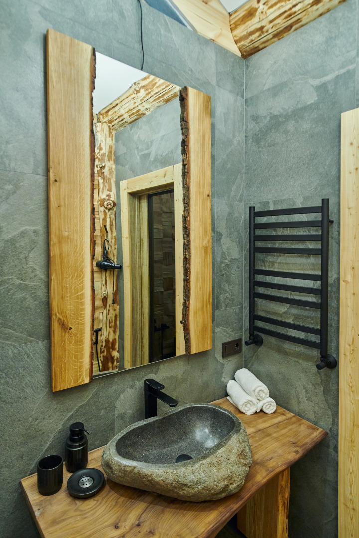 Шале Кедр 760, 5 спален, 12 гостей с бассейном и баней