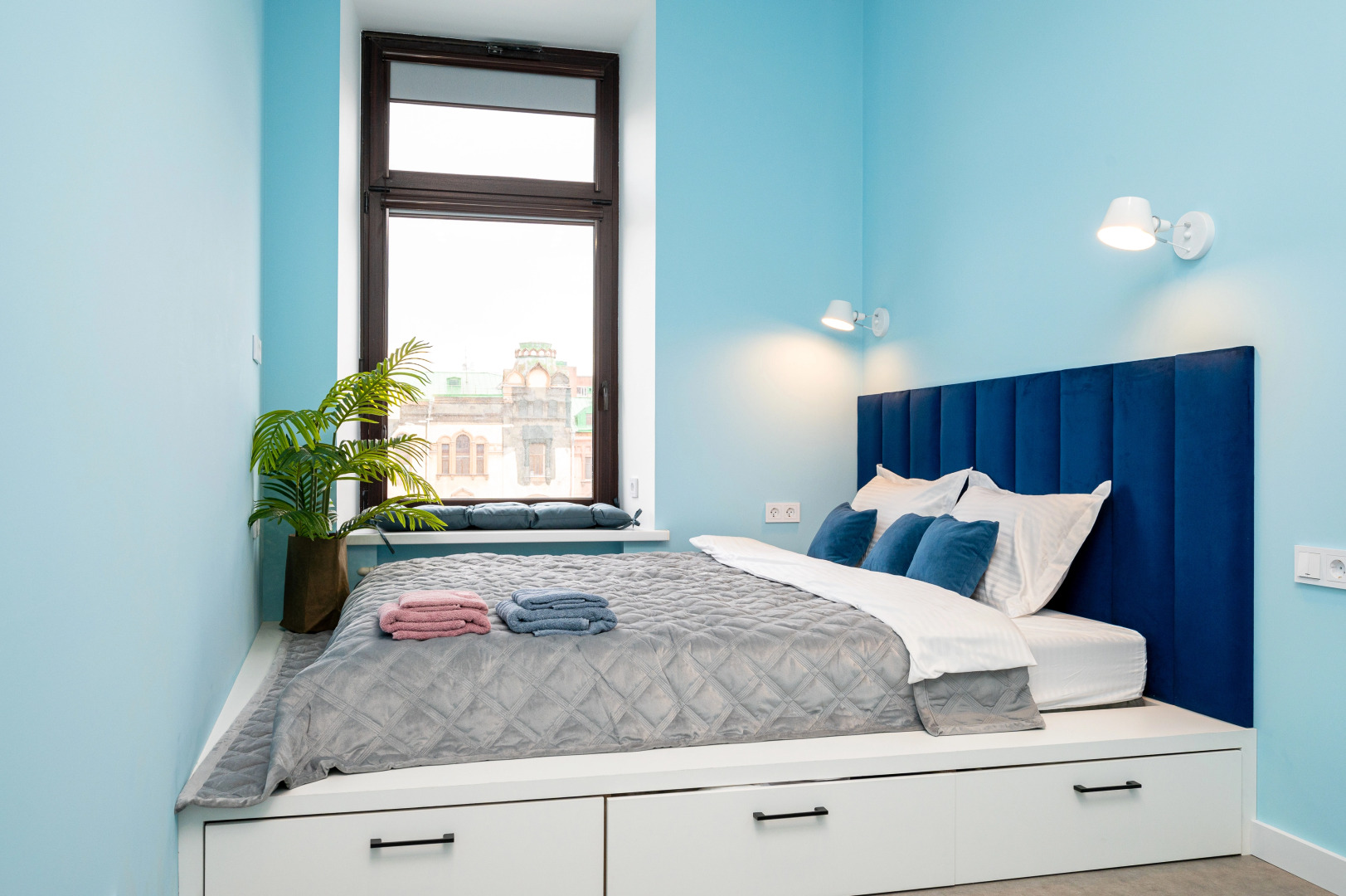 Апартаменты Уютная студия с видом на набережную Фонтанки