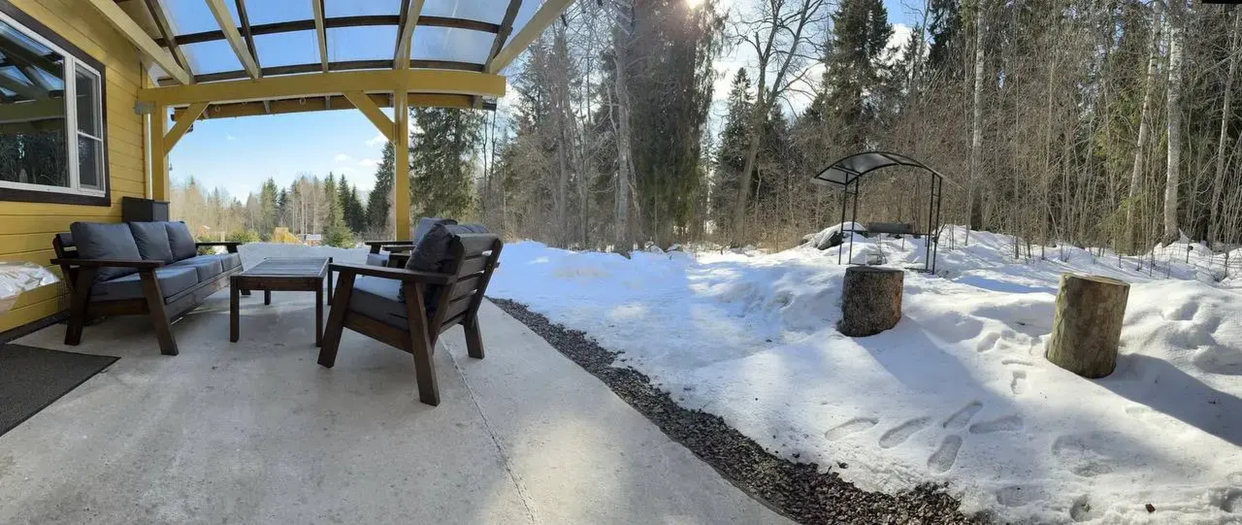 Гостевой дом с выходом в лес