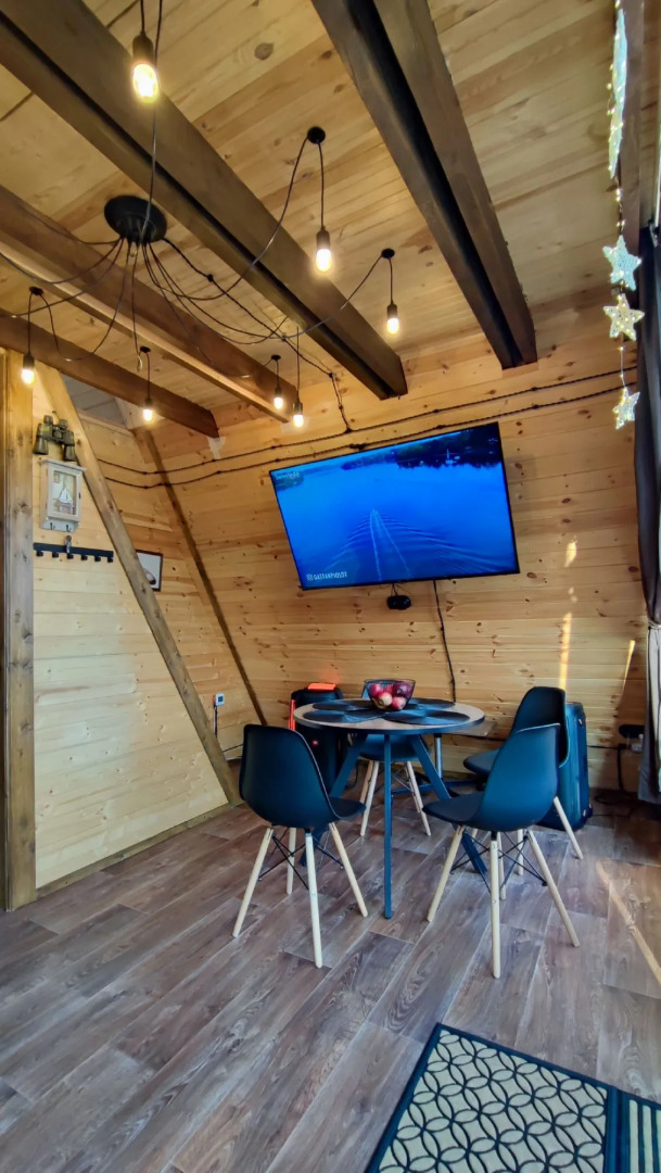 Шале A-Frame с Панорамным Видом на Волгу