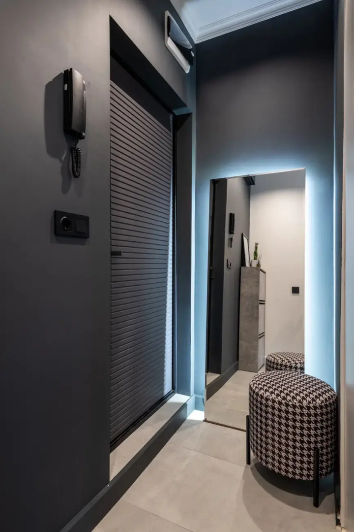 Квартира Студия серая