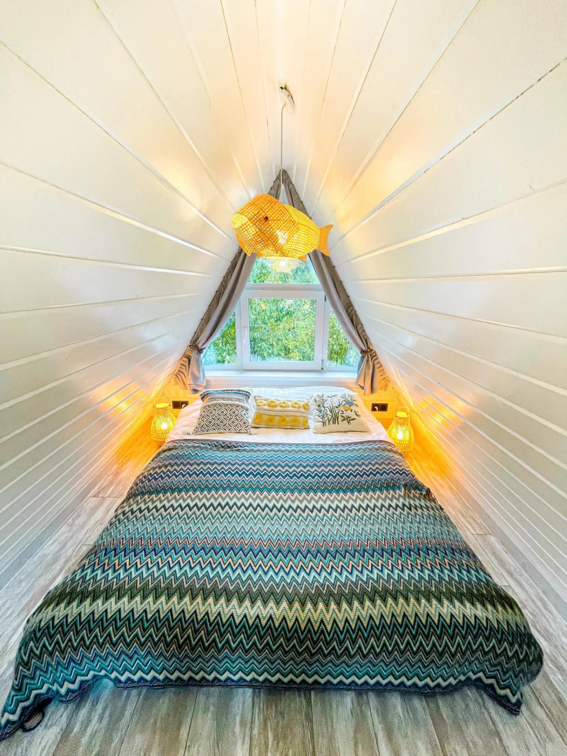 Глэмпинг А у реки