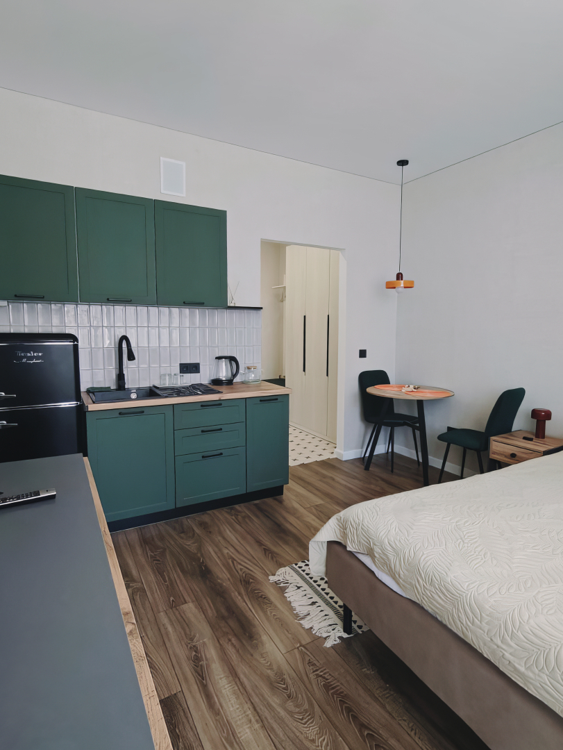 Квартира уютная студия в ЖК Яблоневый