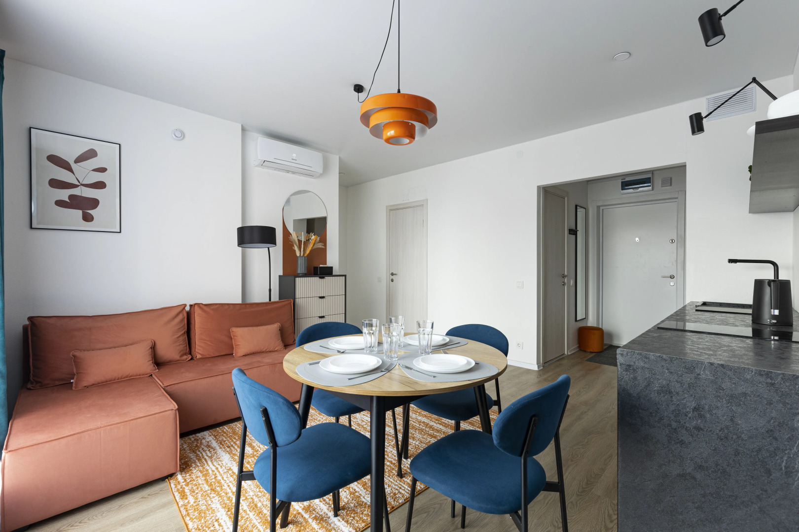 Квартира Однокомнатная с дизайнерским ремонтом Axis.Moscow