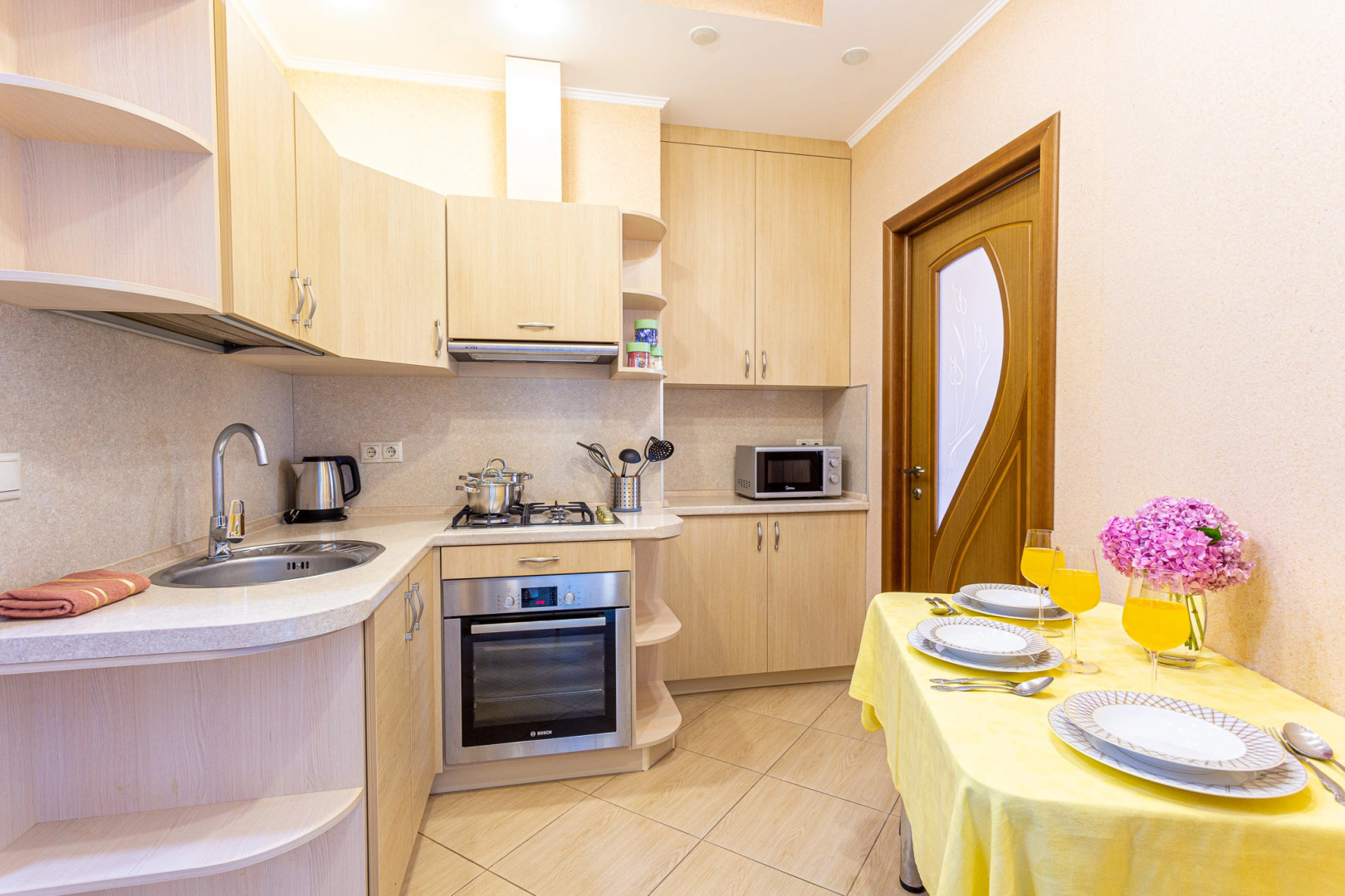 Апартаменты Романовский Lamare Двухкомнатные с  Балконом и Видом на Море