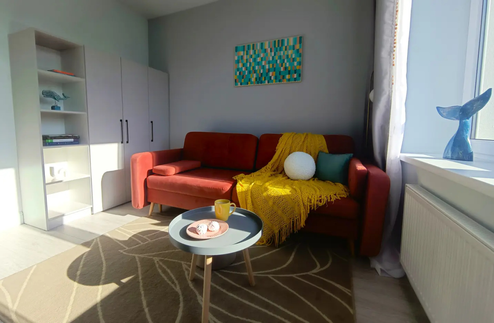 Апартаменты Рыба-Кит в современном комплексе на Яблоневой