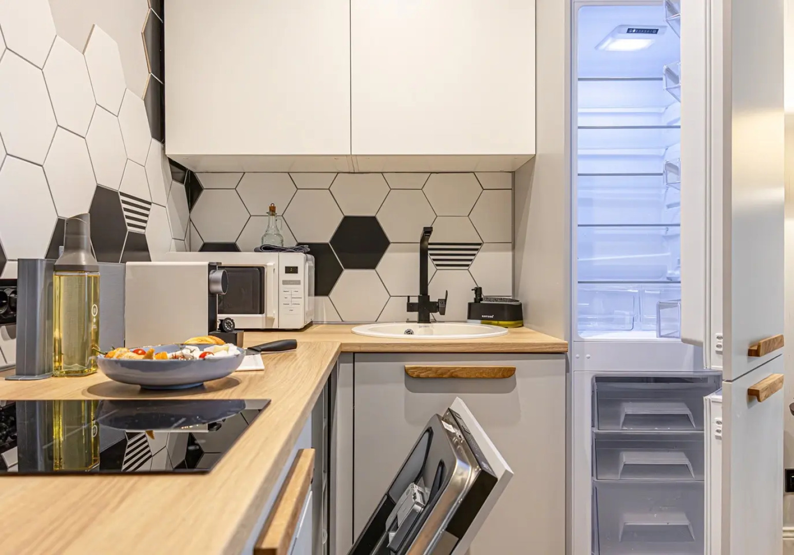 Квартира Сканди-студия в Московском районе.