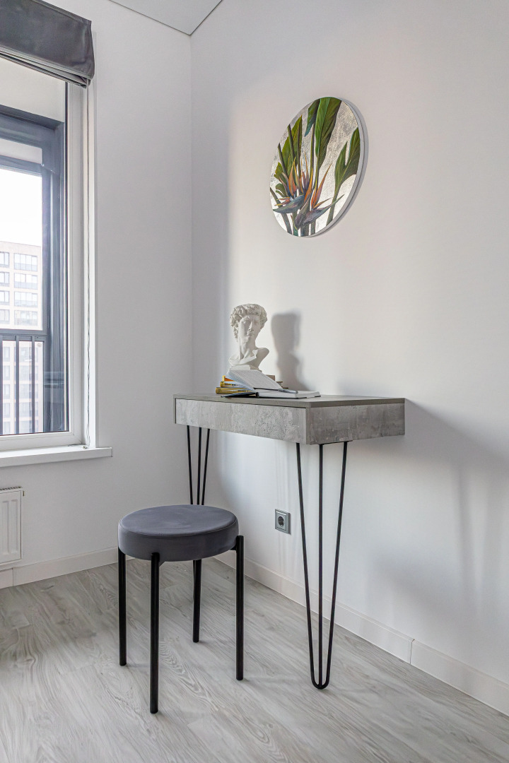 4flats MONOCHROME Квартира у набережной Невы в ЖК бизнес-класса