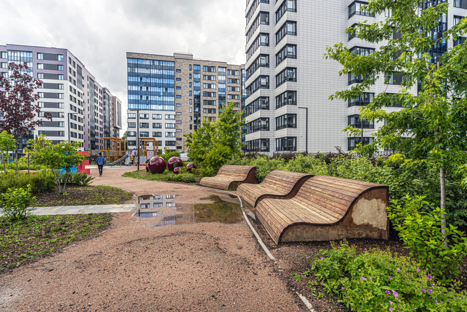 Квартира 2-х комнатная у метро Старая Деревня 5 этаж